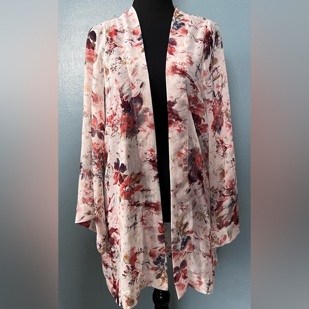Audrey Multicolor Floral lightweight cardigan